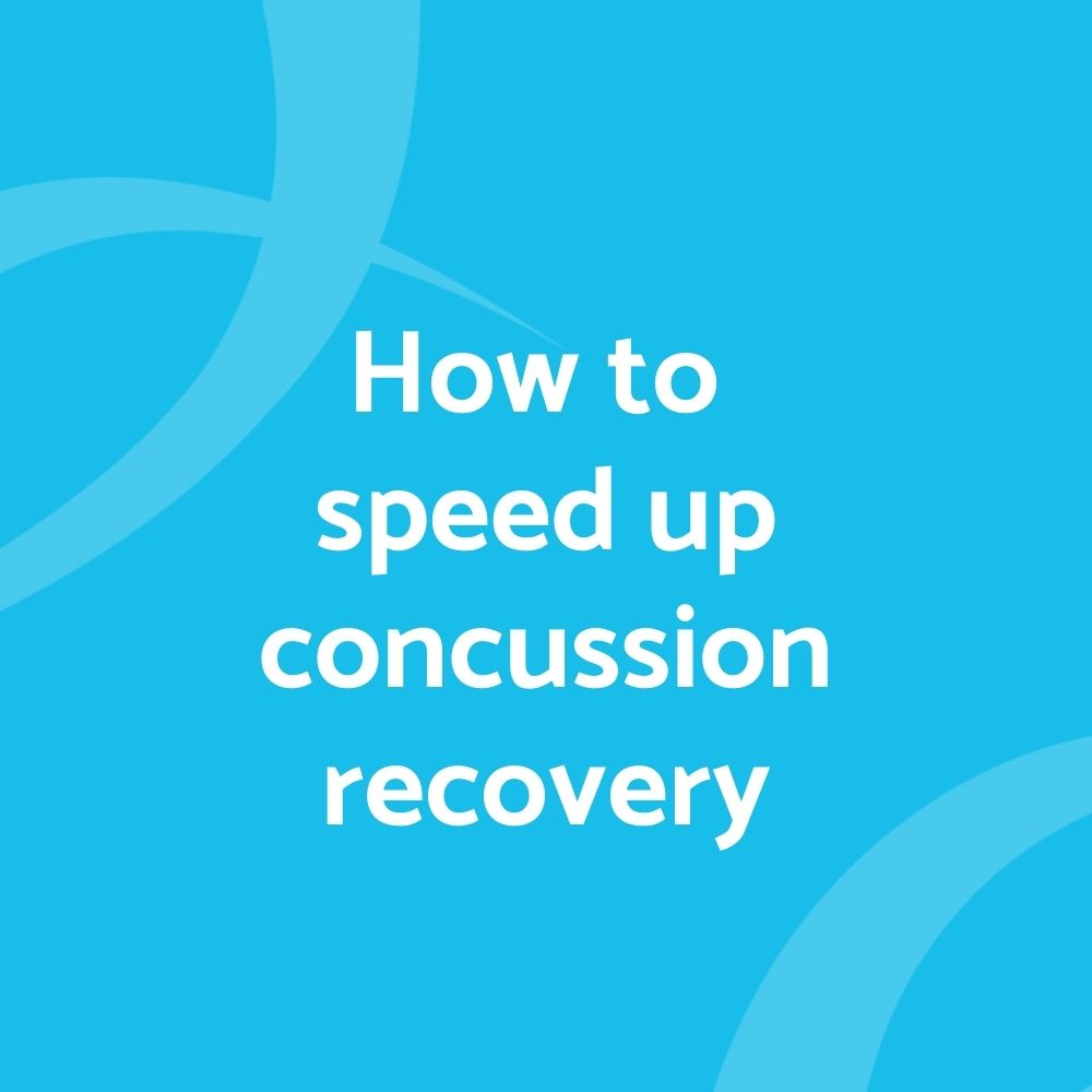 How to speed up concussion recovery